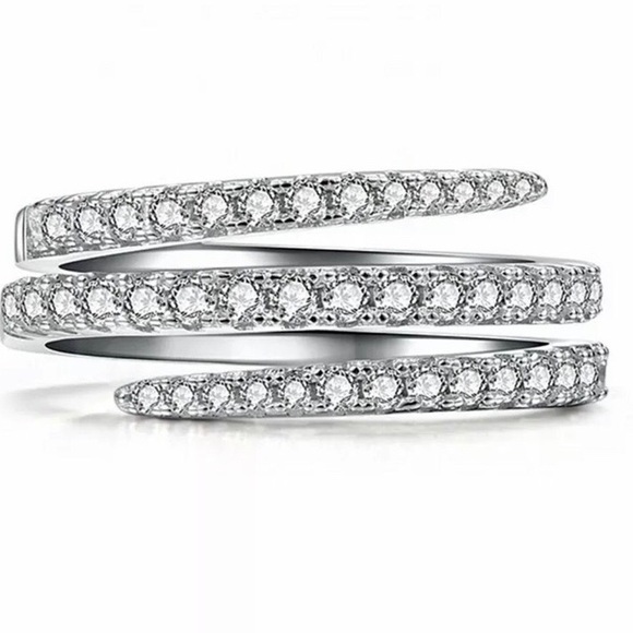 Sterling silver multi rows ring - Picture 5 of 5